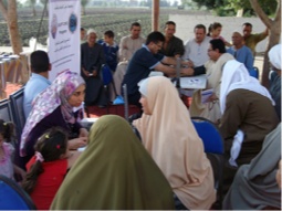 Dr. gouda and Dr. Ghada measuring impliminting EGIPT CKD Program in a rural area web