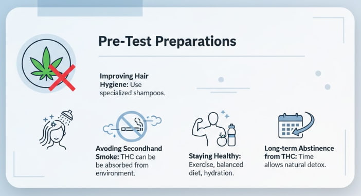 Pre-test preparations that can help you pass a hair drug test for THC