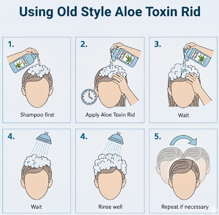 How to use Old Style Aloe Toxin Rid